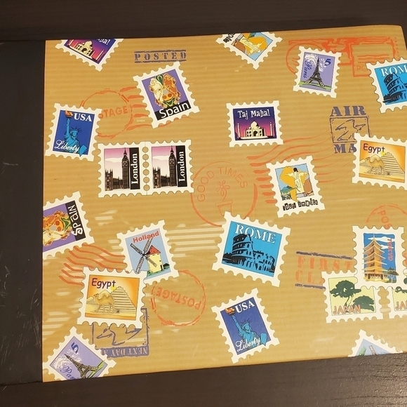 VINTAHE Stamp Collection Album Stock Book A4 9 x 12 36 Black Pages - Picture 3 of 11